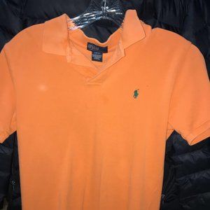 Youth Large, Orange polo shirt
